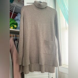 Devotion by Cyrus Cozy Tan Turtleneck Sweater